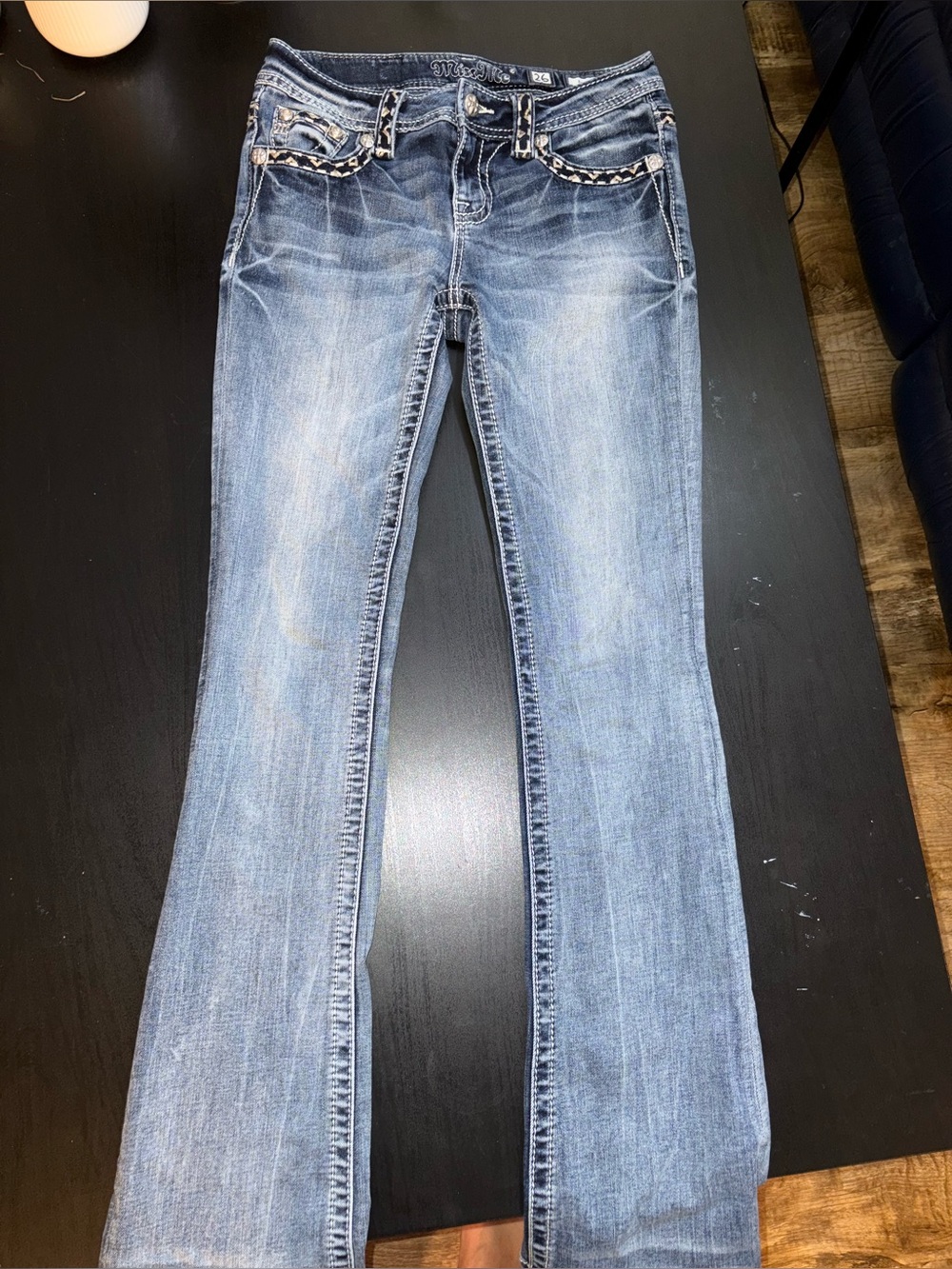 Miss Me Women’s Blue Bootcut Jeans - Casual Everyday Denim